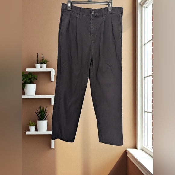 Croft & Barrow Men's Black Chinos Size 34x32 (EUC) - Picture 3 of 11